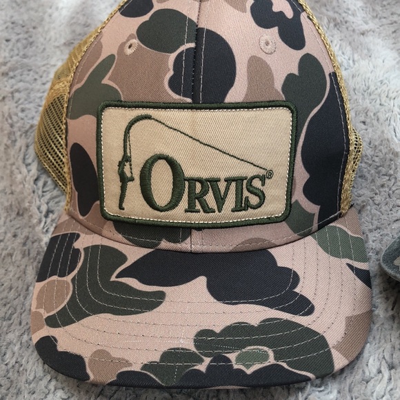 Two fly fishing baseball caps. Great condition.  Orvis and Simms branded. - Picture 2 of 7